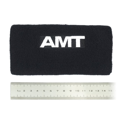 Wide wristband with AMT logo