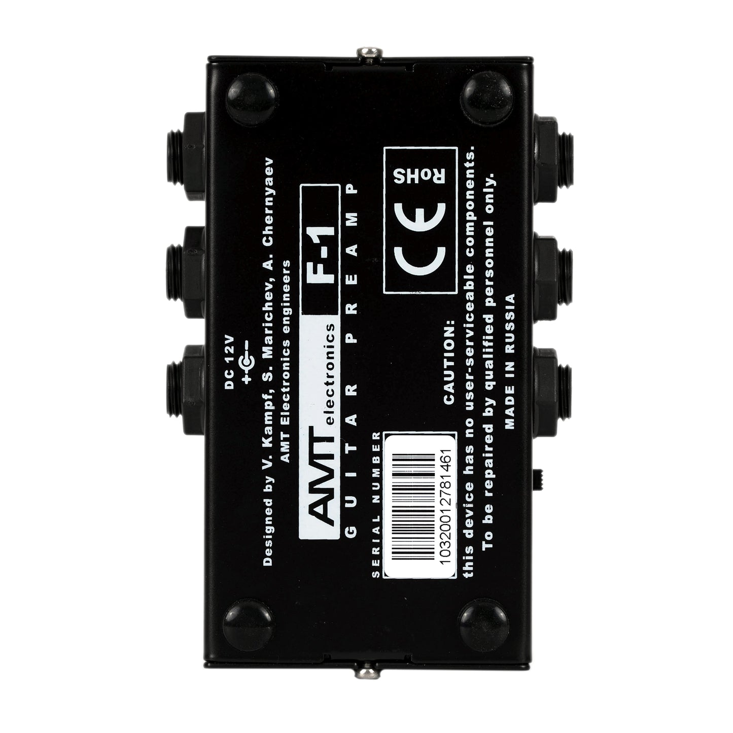 AMT F1 — JFET guitar preamp (1 channel) Fender Twin (+ power supply 12V with EU plug included!)