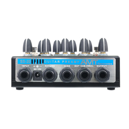AMT SS-20 — Studio Series 3-channel Tube Guitar Preamp (+ power supply 12V with EU plug included!)