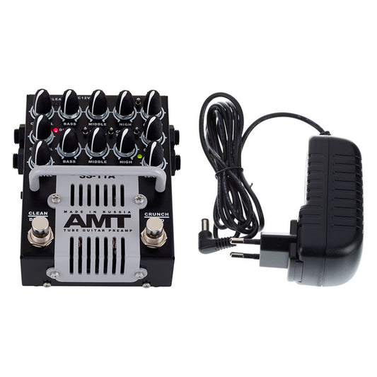AMT SS-11A (Classic) — Studio Series 3-channel Tube Guitar Preamp (+ power supply 12V with EU plug included!)
