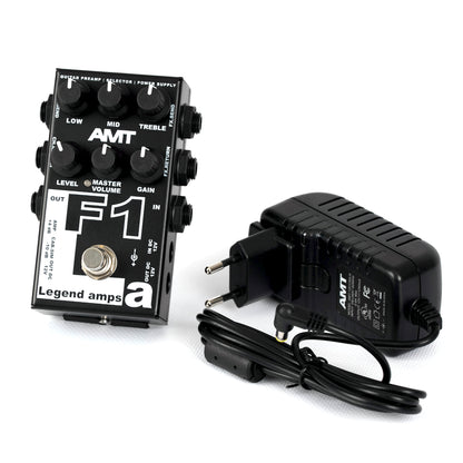AMT F1 — JFET guitar preamp (1 channel) Fender Twin (+ power supply 12V with EU plug included!)