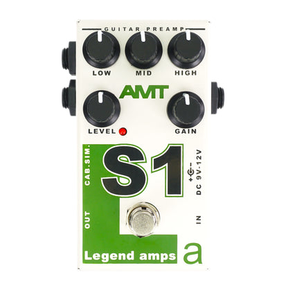 AMT S1 — JFET guitar preamp (1 channel) Soldano (w/o power supply!)