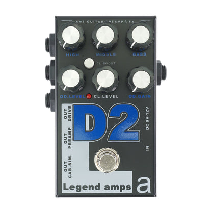 AMT D2 — 2 channels guitar preamp/distortion pedal (Diezel) (w/o power supply!)