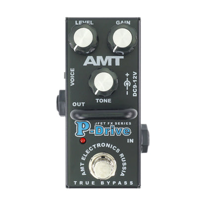 AMT P-Drive mini — JFET distortion pedal (Peavey) (w/o power supply!)