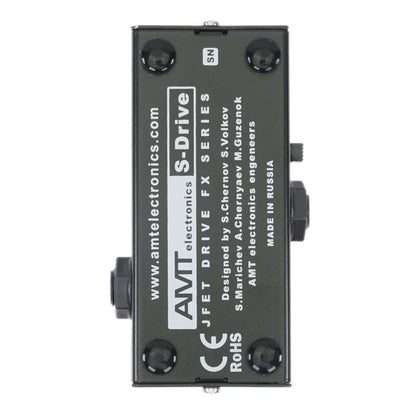AMT S-Drive mini — JFET distortion pedal (Soldano) (w/o power supply!)