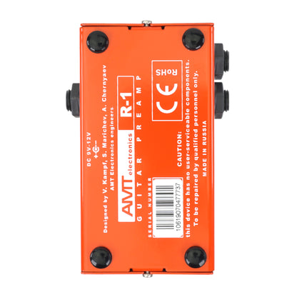 AMT R1 — JFET guitar preamp (1 channel) Mesa boogie rectifier (w/o power supply!)