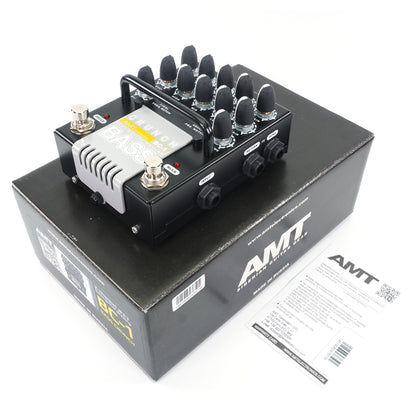 AMT Bass Crunch BC-1 — 2-channel JFET bass guitar preamp (w/o power supply!)