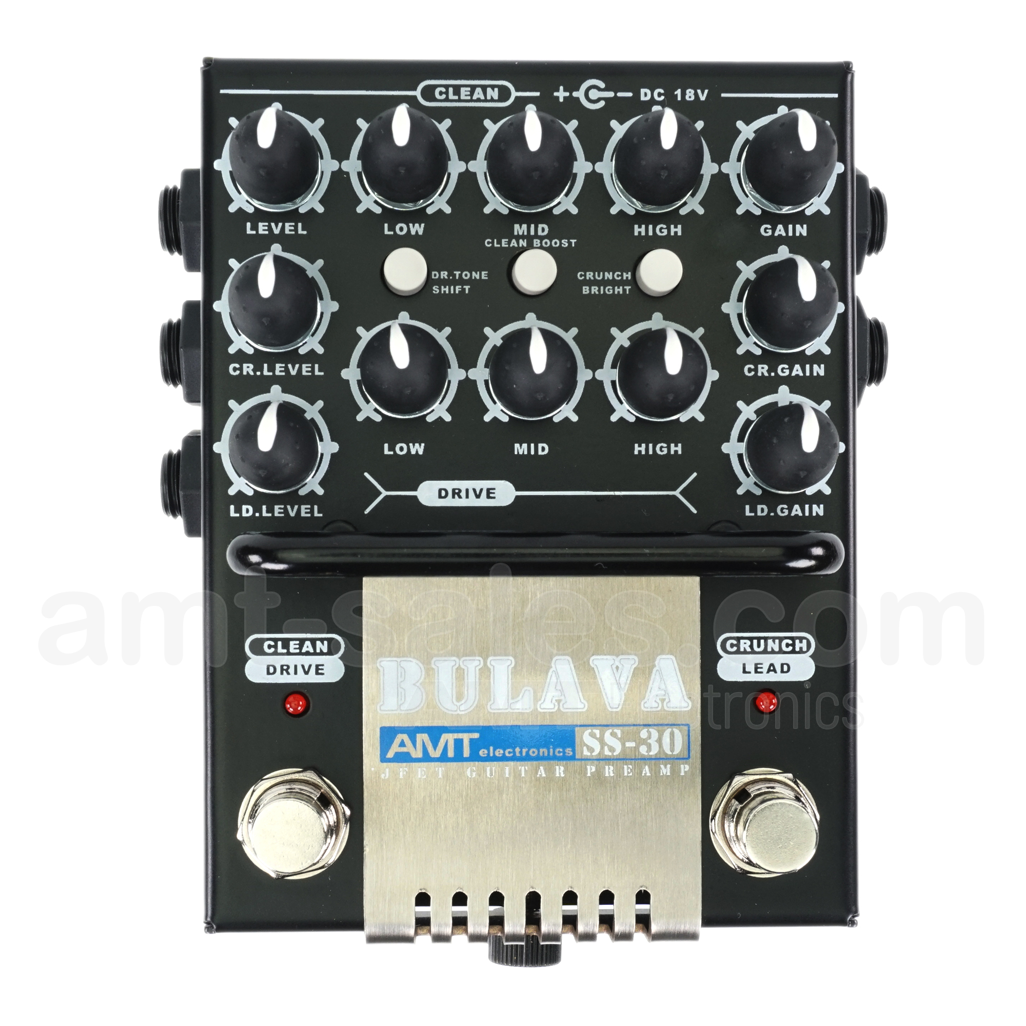 AMT BULAVA SS-30 - 3-channel JFET Guitar Preamp