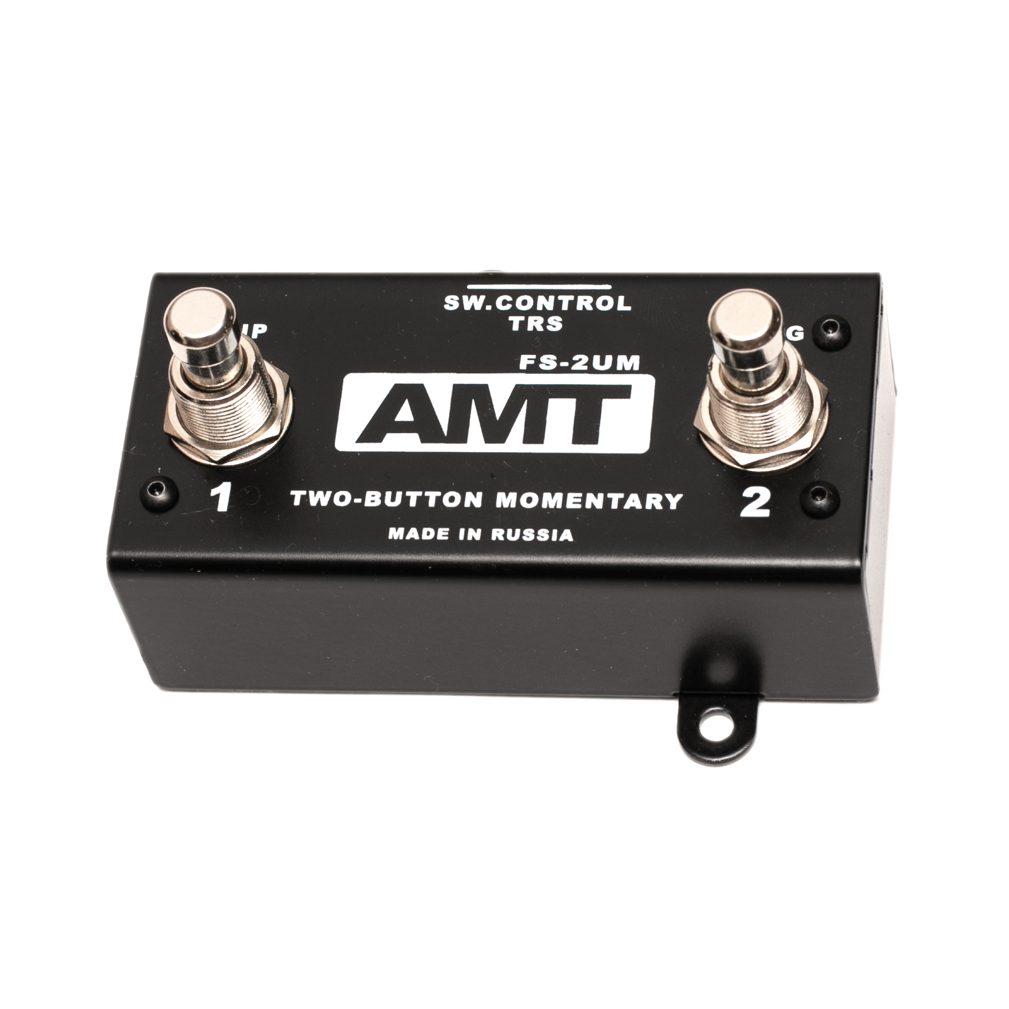 AMT FS-2UM - silent mini footswitch with momentary (unlatched) buttons