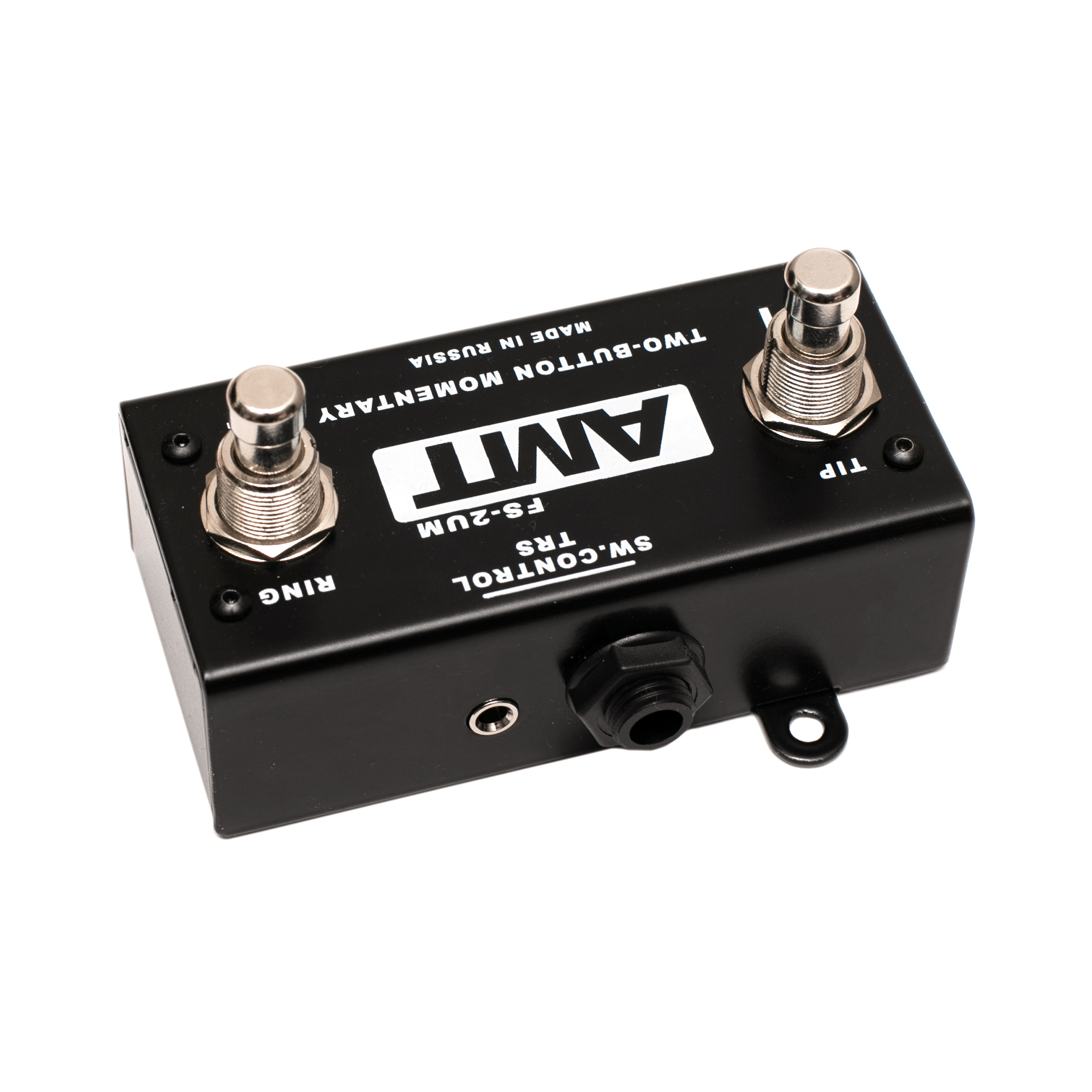 AMT FS-2UM - silent mini footswitch with momentary (unlatched) buttons
