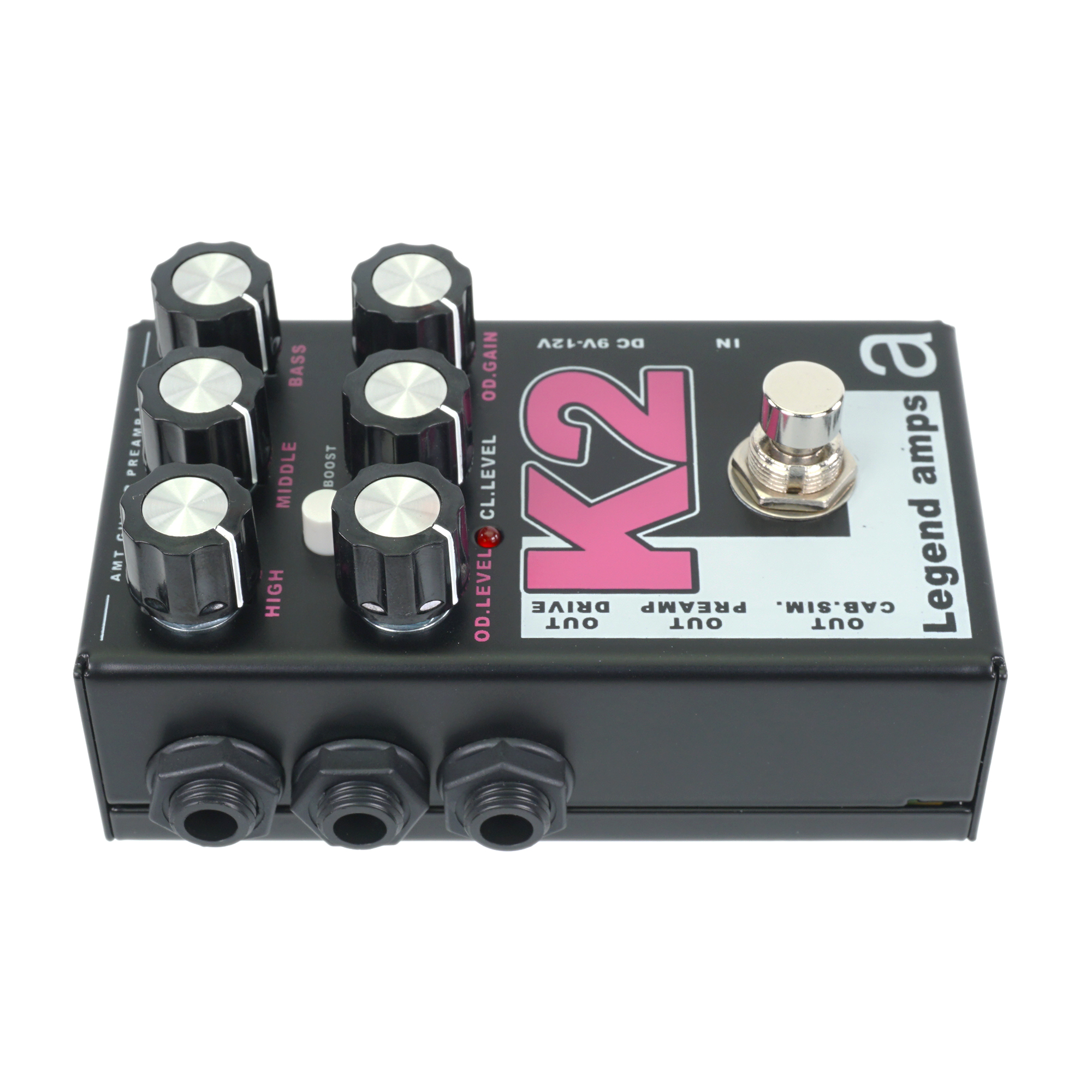 AMT K2 - 2 channels guitar preamp/distortion pedal (Krank)