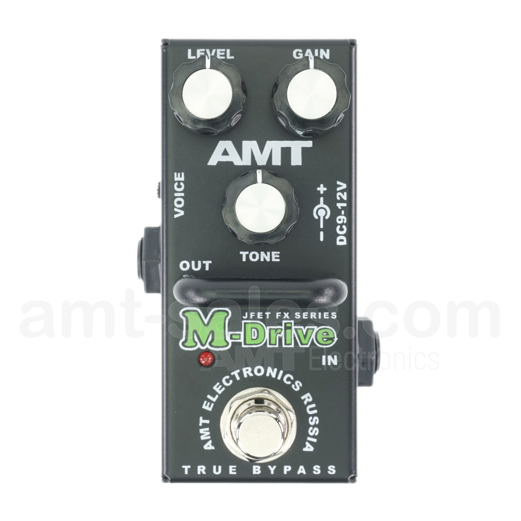 AMT M-Drive mini Emulate Marshall JCM800 Pedal de distorsión para guitarra JFET 