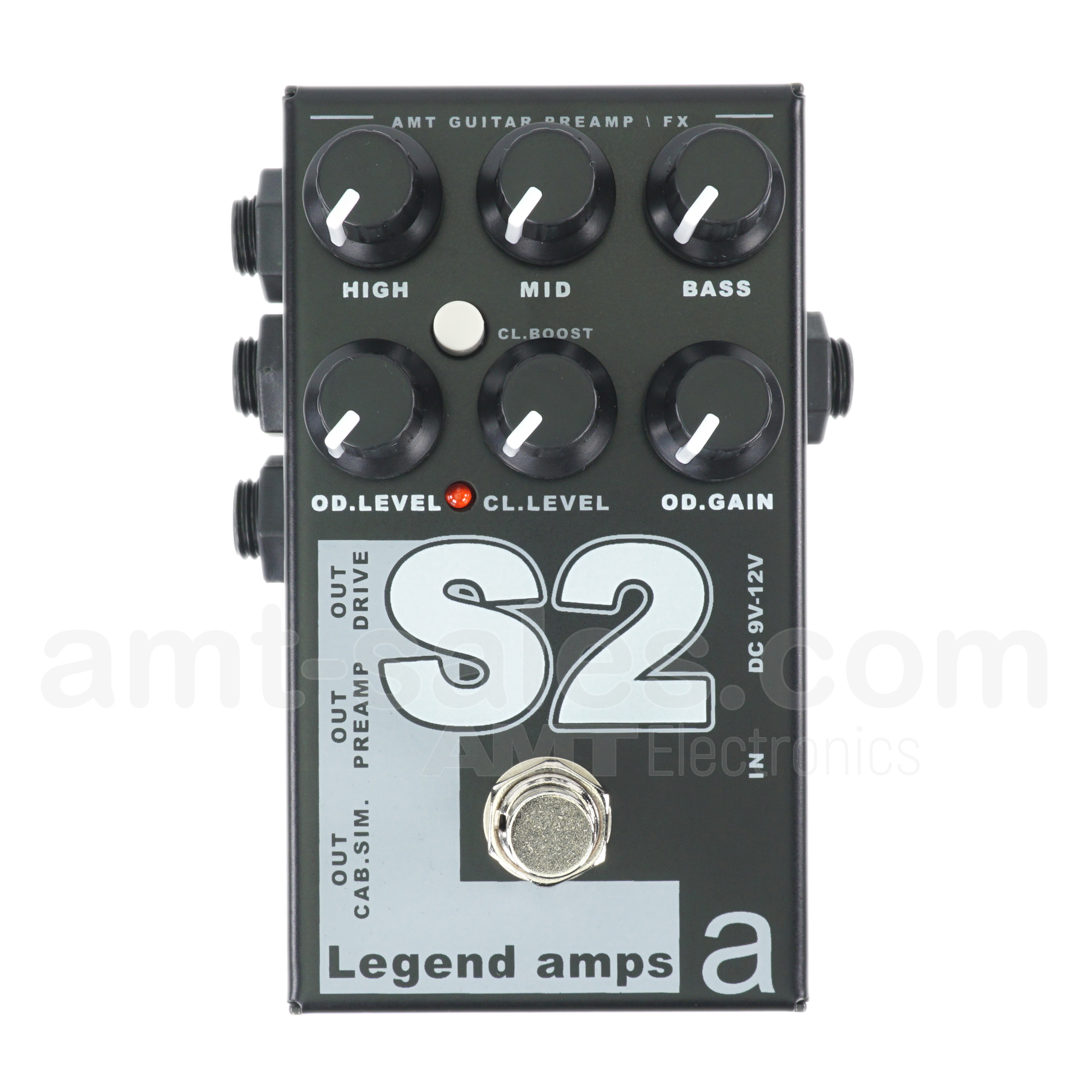 AMT S2 - 2 channels guitar preamp/distortion pedal (Soldano)