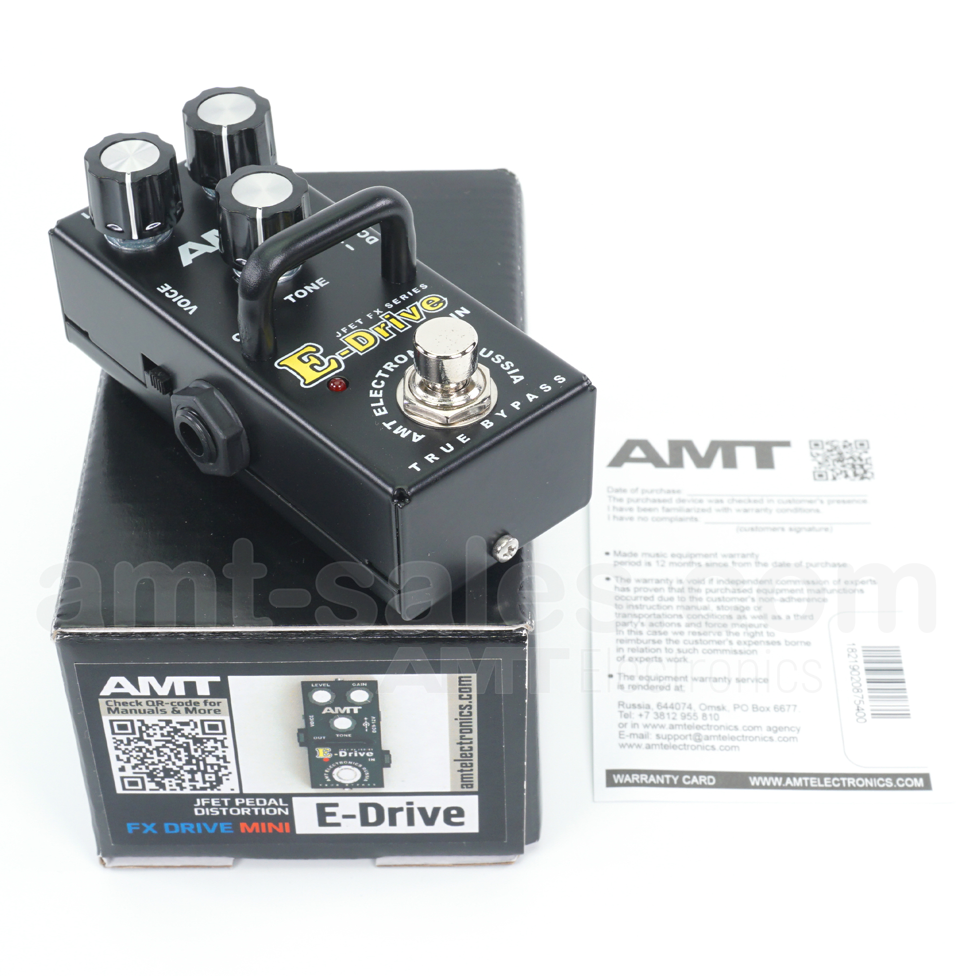 AMT E-Drive mini - JFET distortion pedal